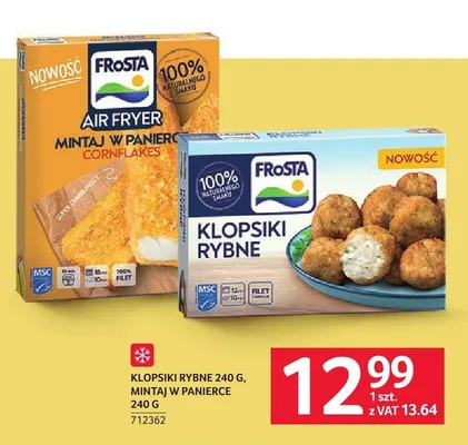 Klopsiki rybne Frosta promocja w Selgros