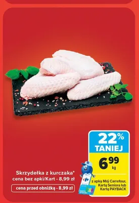 Skrzydełka z kurczaka promocja w Carrefour Market