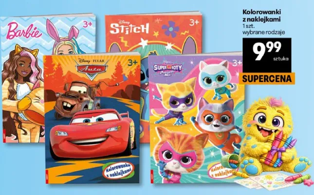 Kolorowanki z naklejkami Stitch promocja w Delikatesy Centrum