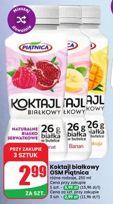 Koktajl białkowy OSM Piątnica promocja w Dino