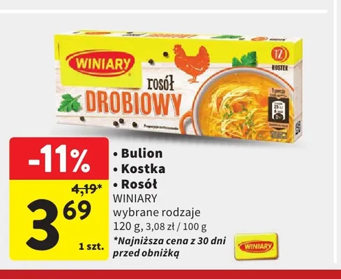Rosół drobiowy Winiary promocja w Intermarche