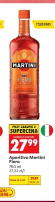 Aperitivo Martini Fiero promocja w Biedronka