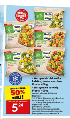 Warzywa do piekarnika kalafior fasola marchew Frosta promocja w Twój Market