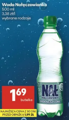 Woda Nałęczowianka promocja w Delikatesy Centrum