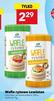 Wafle ryżowe naturalne Lewiatan promocja w LEWIATAN