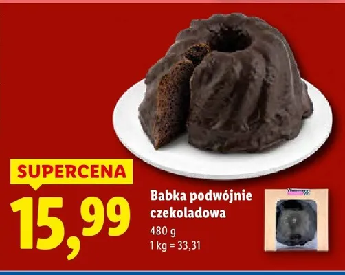 Babka podwójnie czekoladowa promocja w Lidl