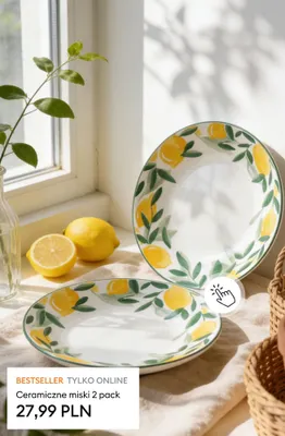 Ceramiczne miski 2-pak promocja w Sinsay