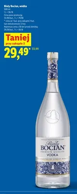 Wódka Biały Bocian promocja w Lidl