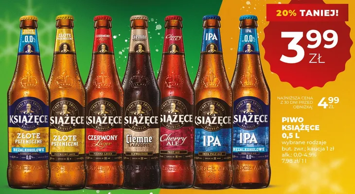 Piwo promocja w Duży Ben