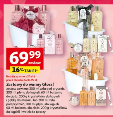 Zestaw do wanny promocja w Auchan