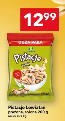 Pistacje Lewiatan prażone, solone promocja w LEWIATAN