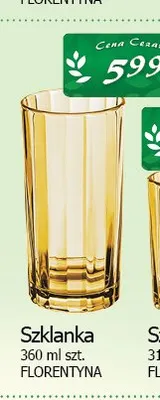 Szklanka Florentyna 360 ml promocja w CEZAR Delikatesy