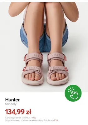 Sandały Hunter promocja w eobuwie.pl