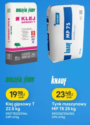 Klej gipsowy T promocja w Castorama