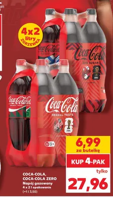 Napój gazowany Coca-Cola Original Taste 4-pak promocja w Kaufland