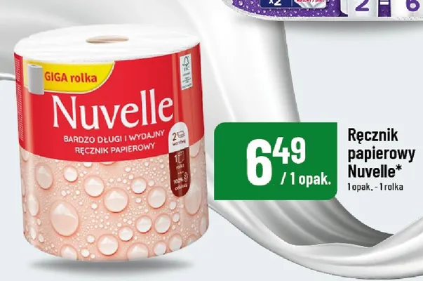 Ręcznik papierowy Nuvelle Giga rolka promocja w POLOmarket