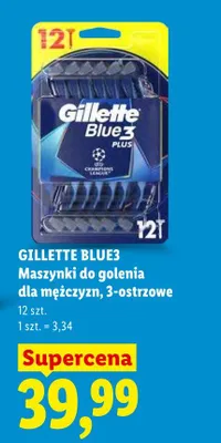 Maszynki do golenia Gillette Blue3 Plus promocja w Lidl