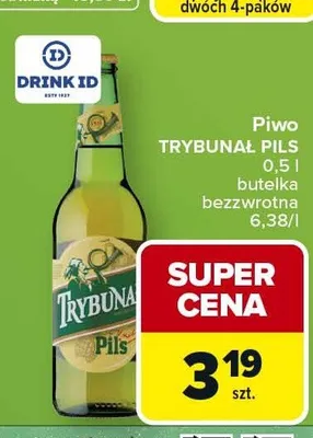 Piwo Trybunał Pils 0,5l promocja w Carrefour Market