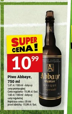 Piwo Abbaye promocja w Twój Market