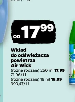 Wkład do odświeżacza powietrza Air Wick promocja w Netto