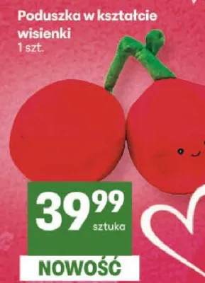 Poduszka w kształcie wiśienki promocja w Delikatesy Centrum