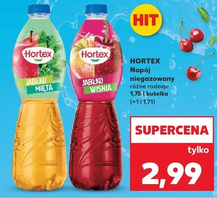 Napój niegazowany Hortex Jabłko Mięta promocja w Kaufland