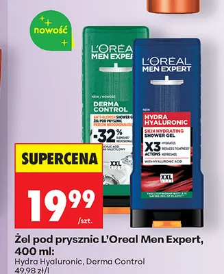 Żel pod prysznic L'Oréal Men Expert Hydra Hyaluronic promocja w Biedronka