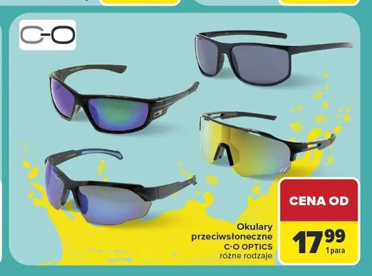 Okulary przeciwsłoneczne C-O Optics promocja w Carrefour
