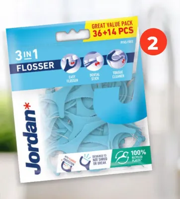 Flossery dentystyczne Jordan promocja w Dealz