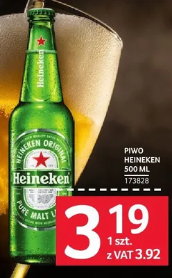 Piwo Heineken 500ML promocja w Selgros