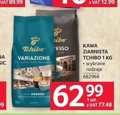 Kawa ziarnista Tchibo Espresso Style promocja w Selgros