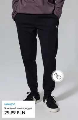 Spodnie dresowe jogger EVR promocja w Sinsay