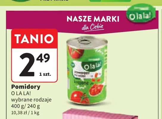 Pomidory O La La! promocja w Intermarche