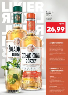 Likier Żołądkowa Gorzka Tradycyjna promocja w Kaufland