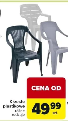 Krzesło plastikowe różne rodzaje promocja w Carrefour Market