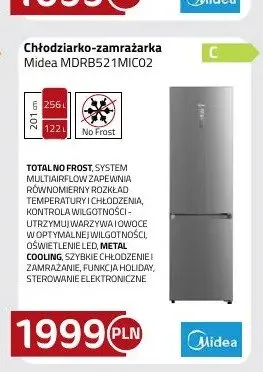 Chłodziarko-zamrażarka Midea MDRB521MICO2 promocja w kakto.pl