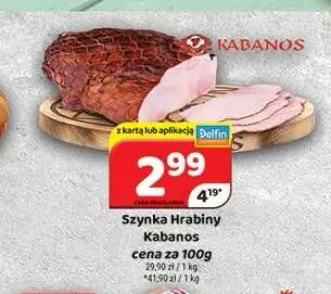 Szynka Hrabiny Kabanos promocja w Delfin