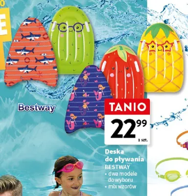 Deska do pływania BESTWAY promocja w Intermarche