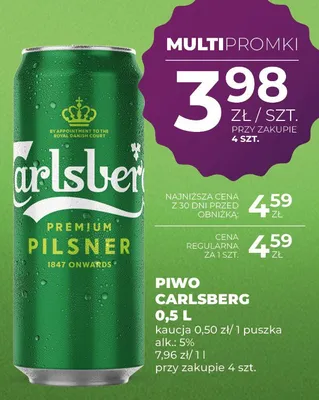 Piwo Premium Pilsner promocja w Duży Ben