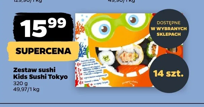 Zestaw sushi Kids Sushi Tokyo promocja w Netto