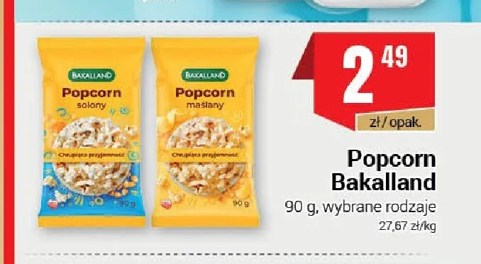 Popcorn Bakalland promocja w Premium Nasz Sklep