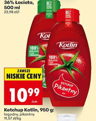 Ketchup łagodny promocja w Biedronka