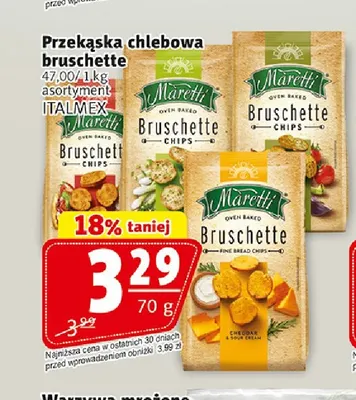 Przekąska chlebowa bruschette Maretti promocja w Prim Market