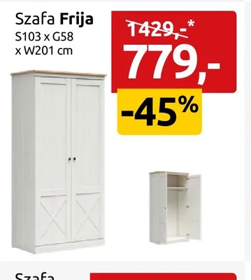 Szafa Frija promocja w Black Red White
