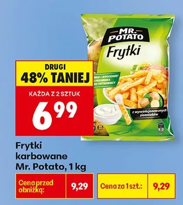 Frytki karbowane promocja w Biedronka