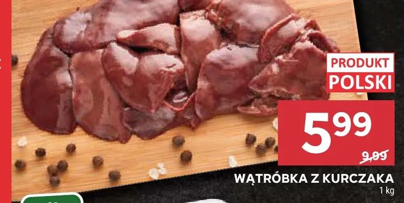 Wątróbka z kurczaka promocja w Stokrotka