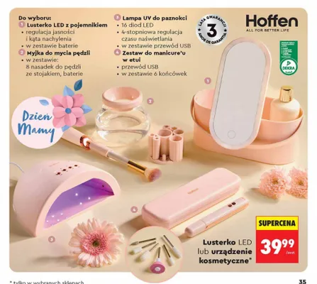 Urządzenie kosmetyczne Hoffen promocja w Biedronka