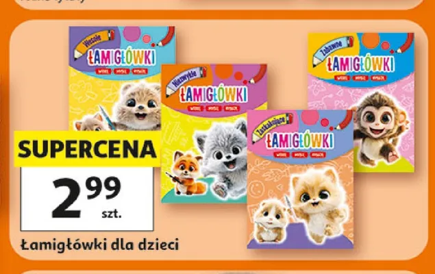 Łamigłówki dla dzieci promocja w Auchan