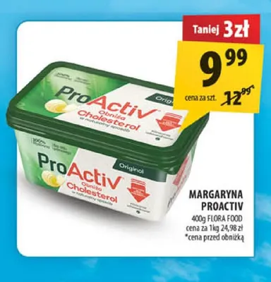 Margaryna ProActiv Original Flora Food promocja w Arhelan