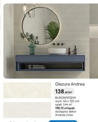 Glazura Andrea promocja w Castorama